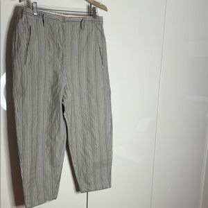 Annette Gõrtz Striped Gray Women's Pants